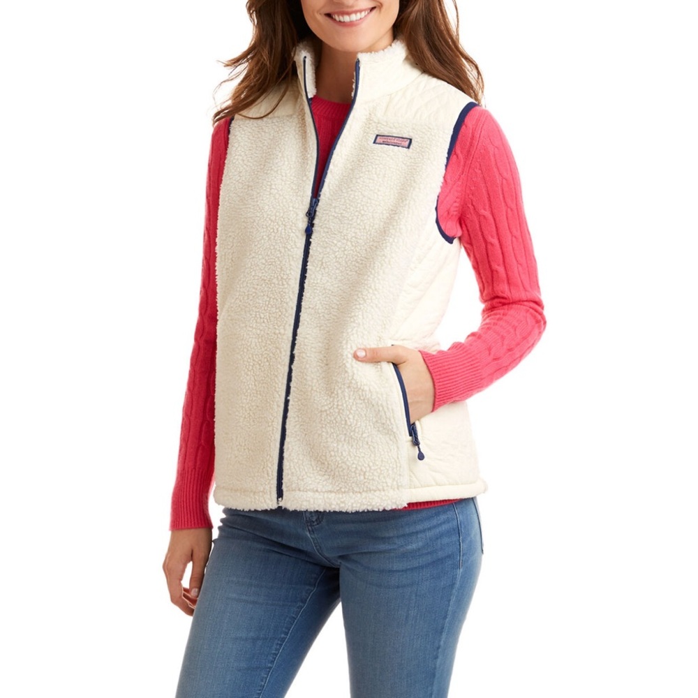 Vineyard Vines Sherpa Quilted Vest